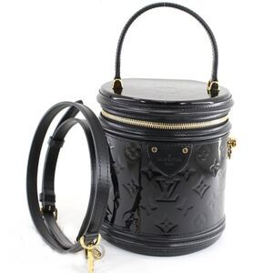 Louis Vuitton Vanity Bag PM Monogram Vernis Black Shoulder Bag